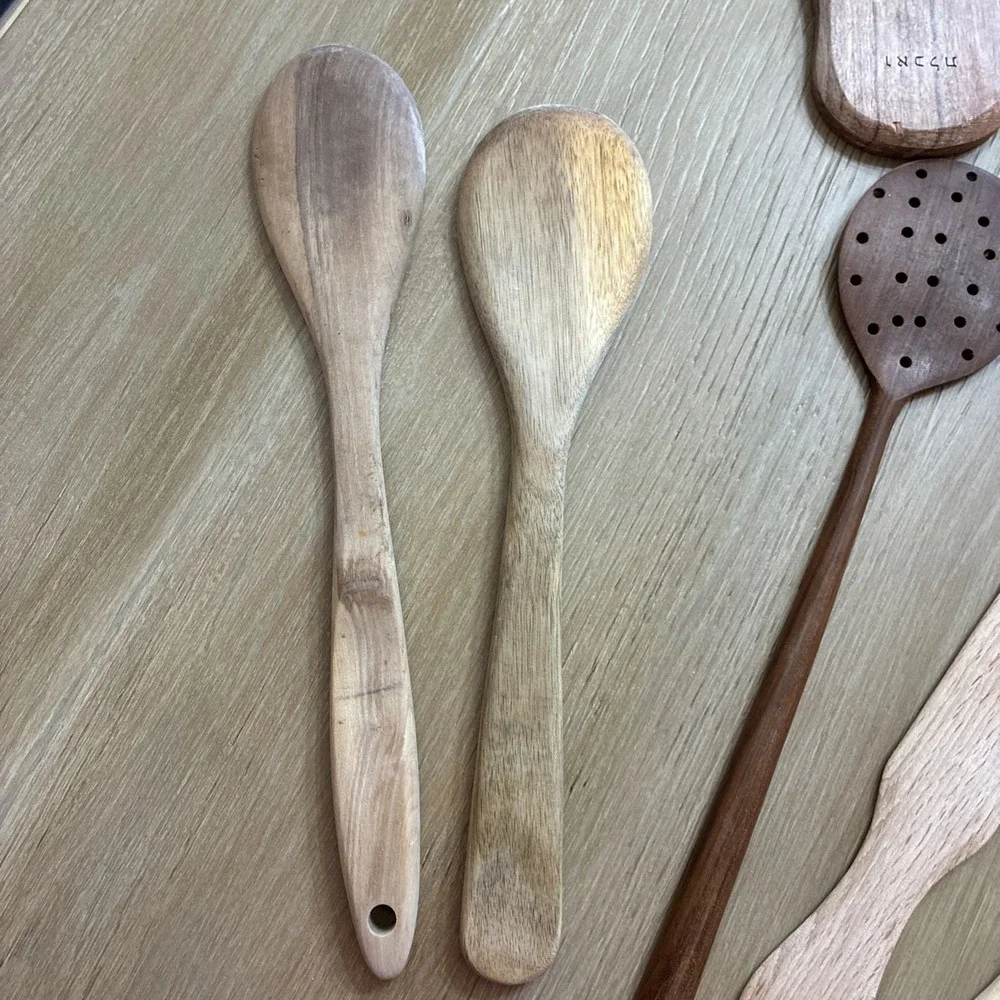Wooden Spoon Assorted Lot Of 9 Farmhouse Kitchen Vintage Modern